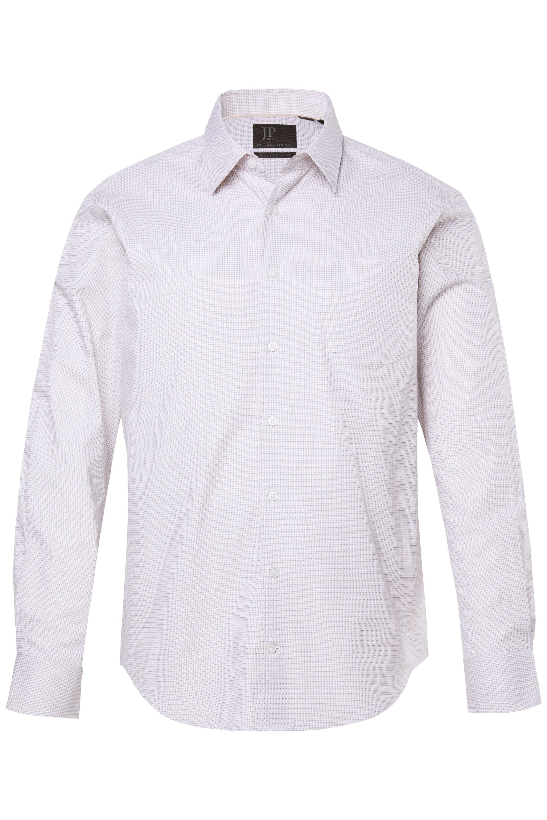 JP1880 Regular fit Overhemd in Beige: voorkant