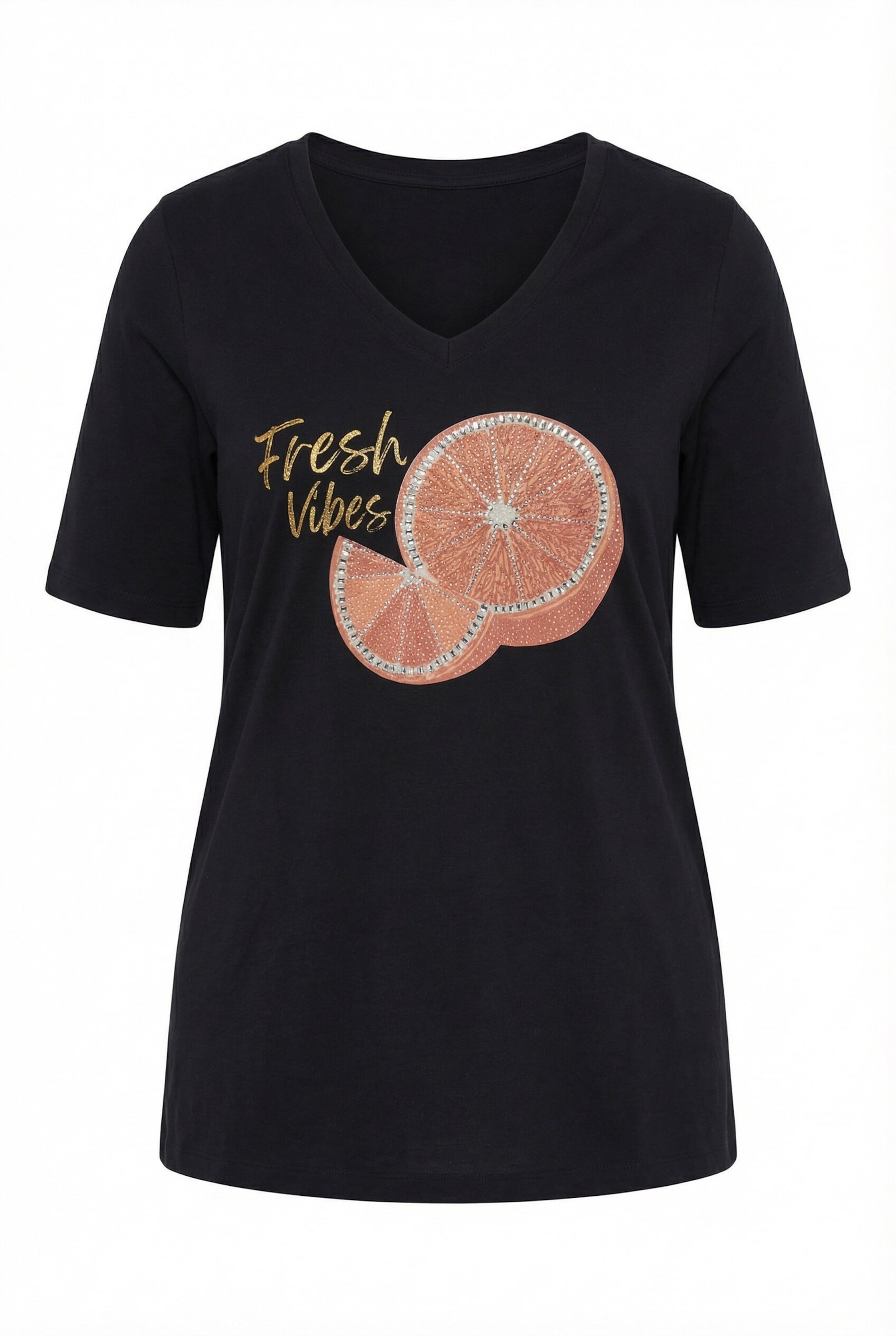 MIAMODA Shirt in Zwart: voorkant