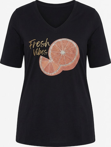 MIAMODA Shirt in Black: front