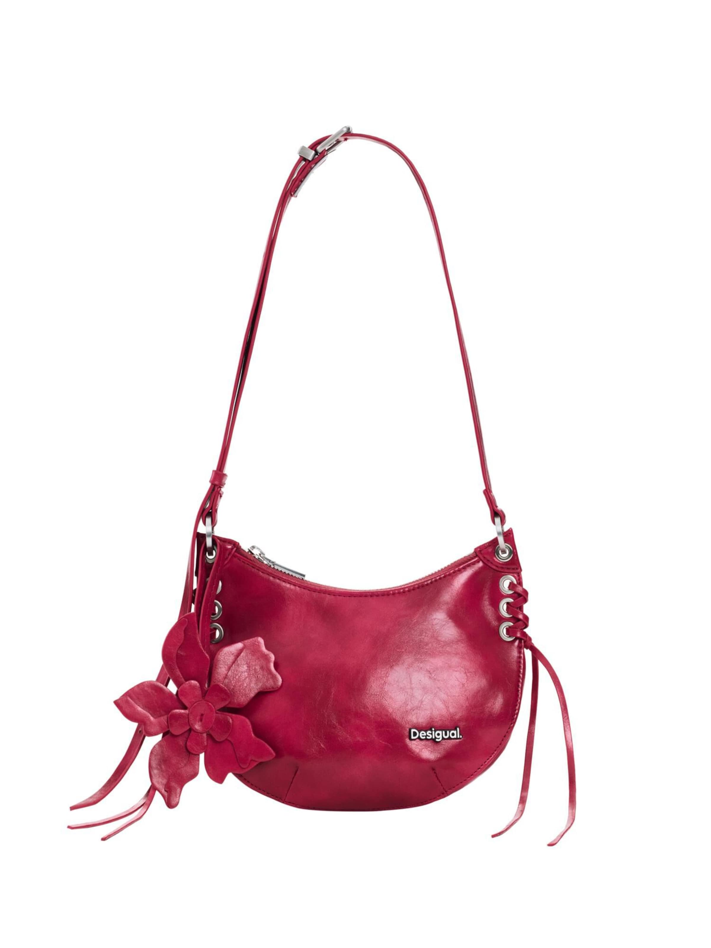 Desigual - Bolso de hombro en rojo: frente