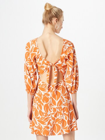 Traffic People Summer dress 'Don't Look Back' in Orange