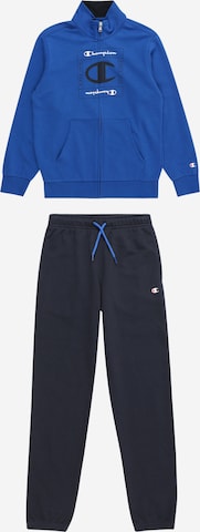 Champion Authentic Athletic Apparel Sweatsuit in Blue: front