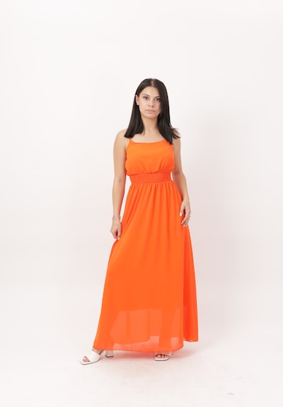 Elara Robe en 40 en orange, Vue avec produit