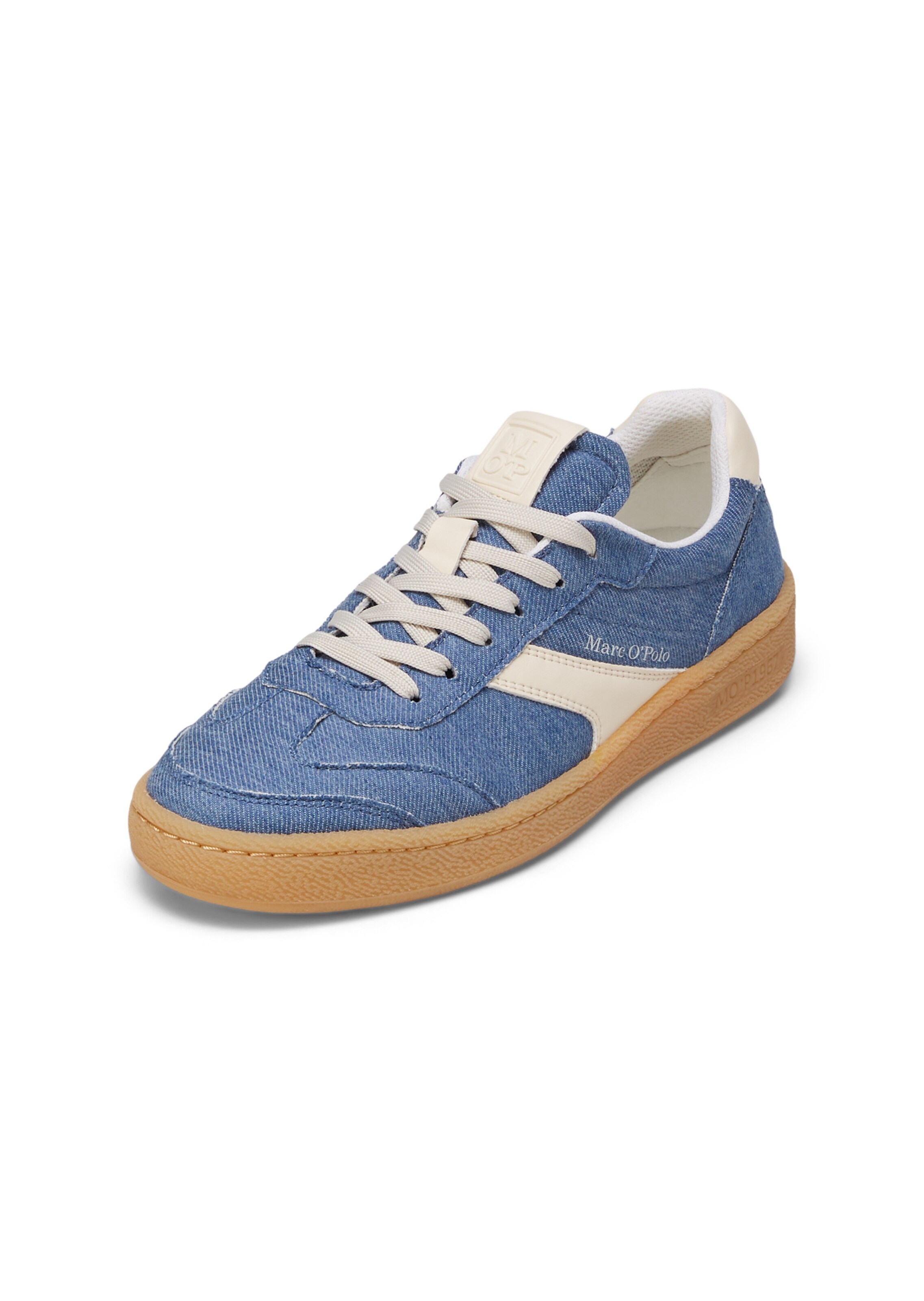 Marc O'Polo Sneakers laag in de kleur Donkerblauw / Offwhite, Productweergave