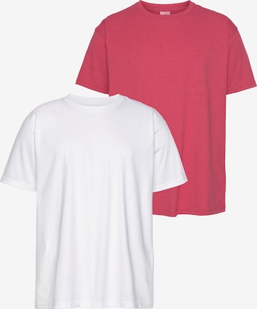 FRUIT OF THE LOOM Shirt in Pink: front