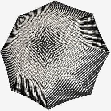 Parapluie 'Fiber Flex' Doppler en noir : devant