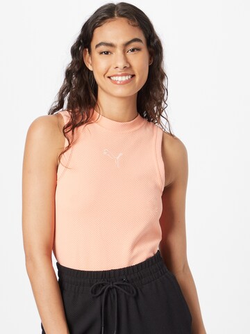 PUMA Sports Top 'Her' in Orange: front