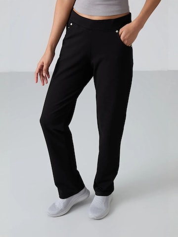 Regular Pantalon Tommy Life en noir : devant
