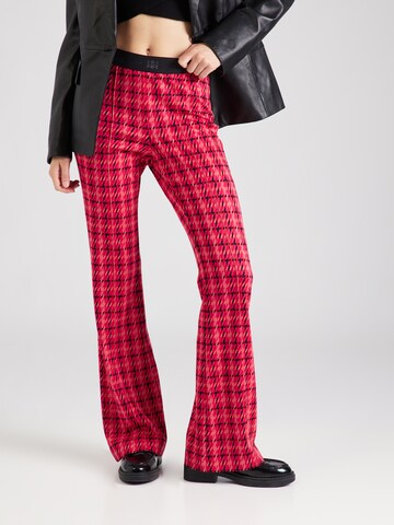 Riani Flared Pants in Red: front