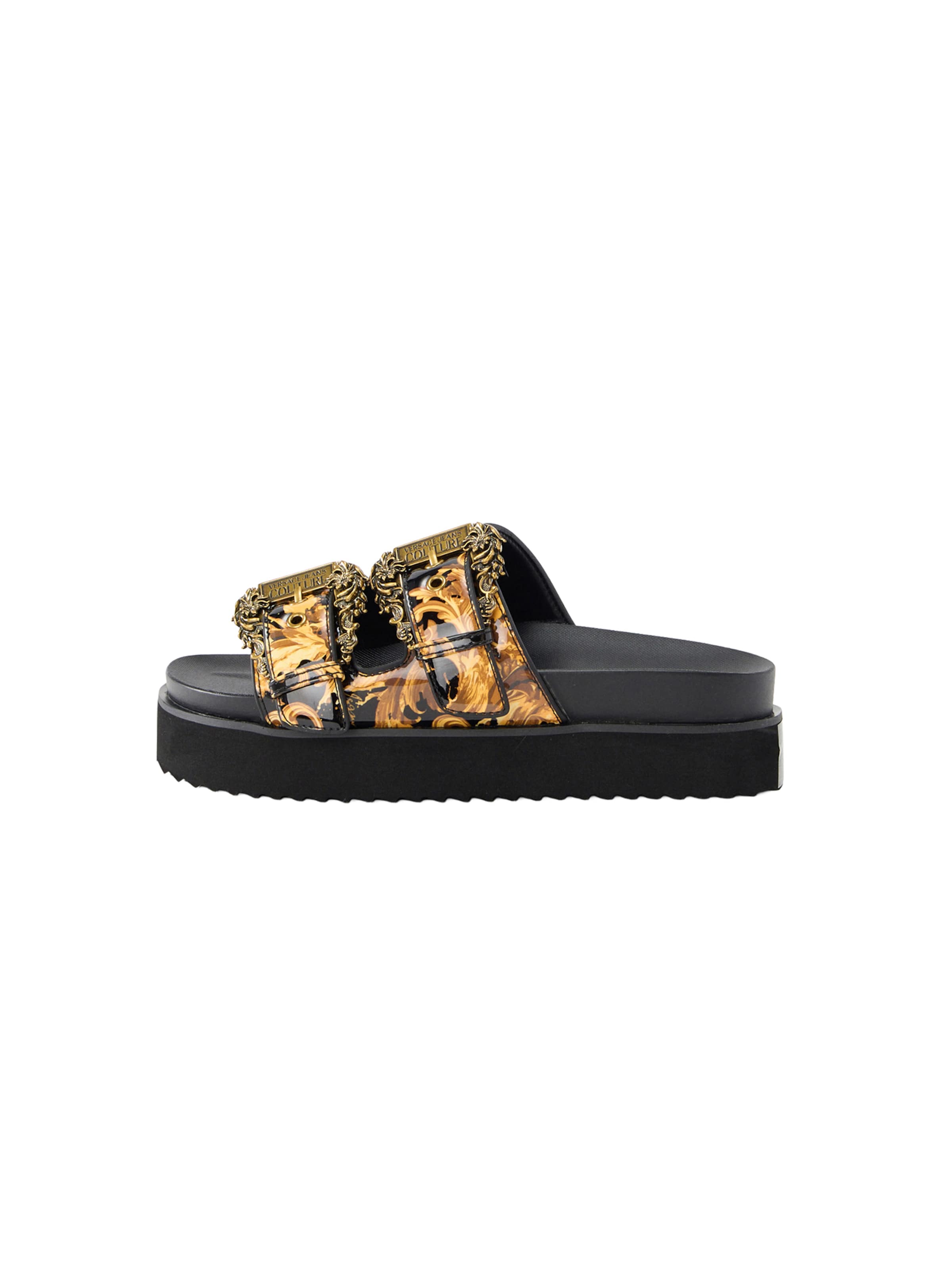 Versace Jeans Couture Pantolette 'FONDO ARIZONA DIS. SM1' in Schwarz: Vorderseite