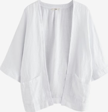 Next Neuletakki värissä valkoinen: etupuoli