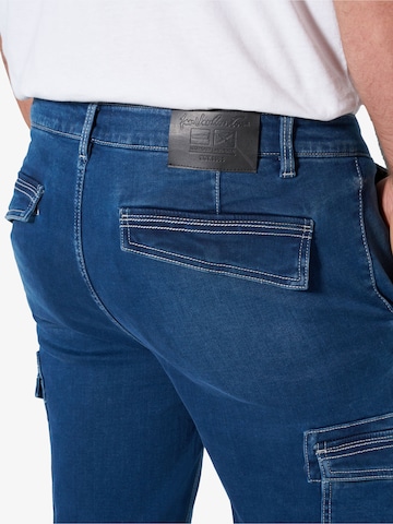 Jan Vanderstorm Loose fit Cargo Jeans ' Gunnheim ' in Blue