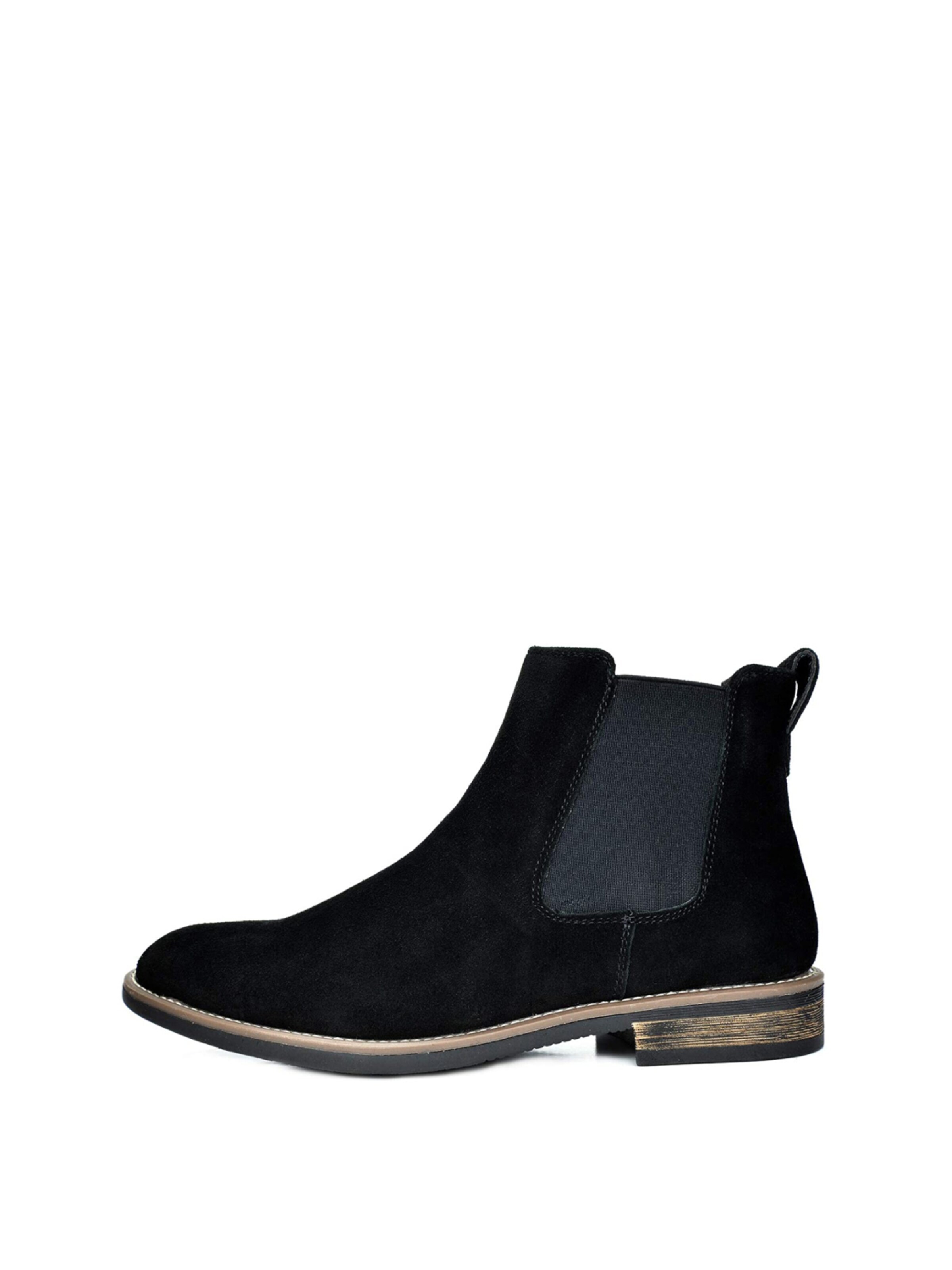 Bruno Marc Chelsea Boots in Black