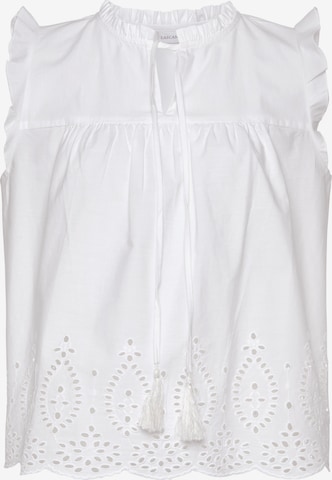 VIVANCE - Blusa en blanco: frente