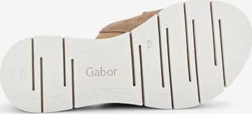 GABOR Pantolette in Beige