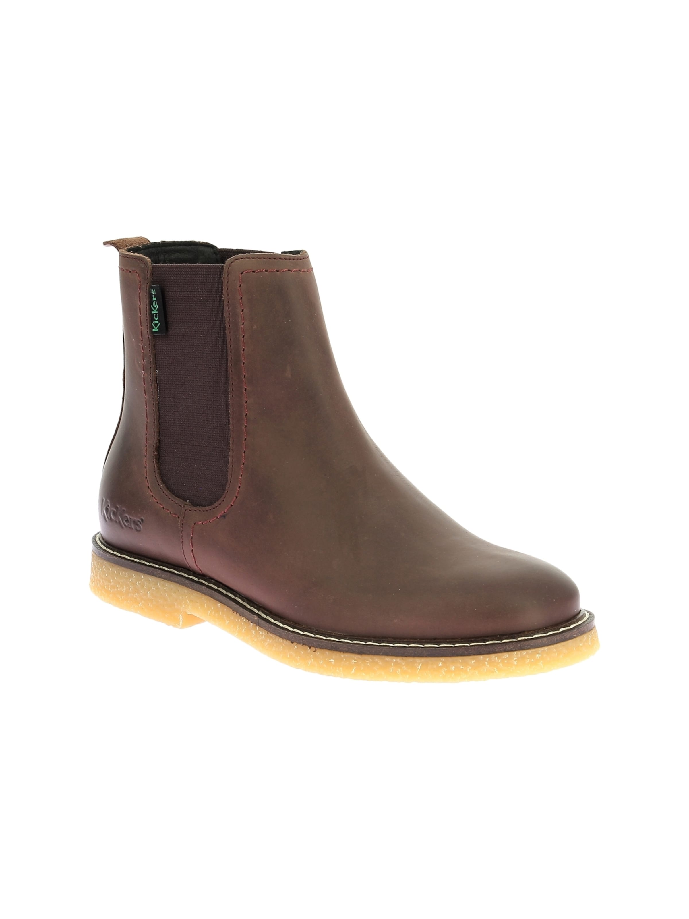 Kickers Ankle boots 'Lederstiefeletten Kick Lorel' in Brown