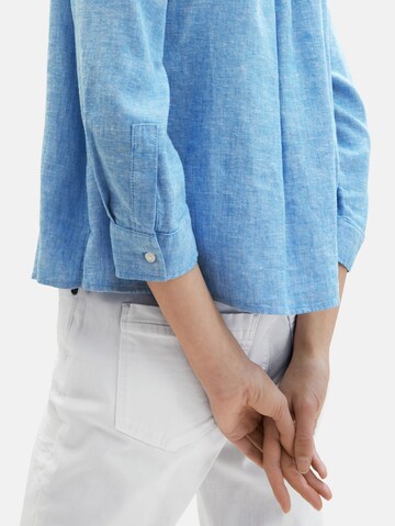 TOM TAILOR Blouse in Blue