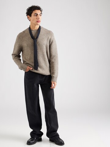 Pull-over 'FUZZY PERFECT' Abercrombie & Fitch en beige