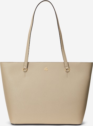 Cabas 'KARLY' Lauren Ralph Lauren en beige : devant