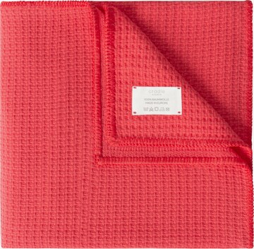 Couvertures 'Cosy Occasion Oversize' Cradle Studio en rouge : devant