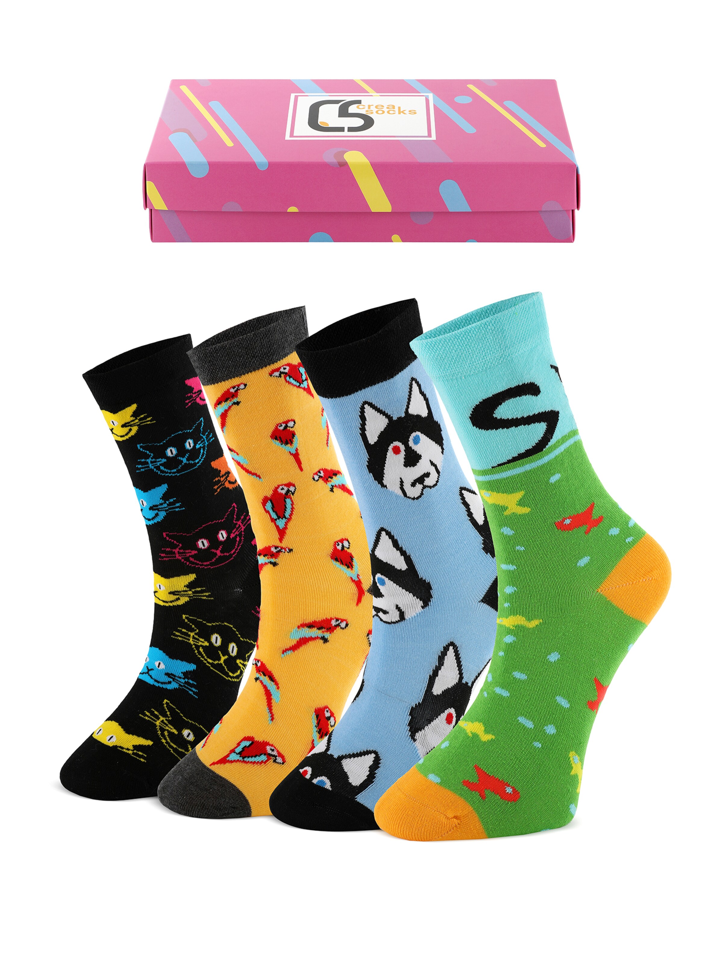 Crea Socks Socks 'Lustige' in Mixed colours