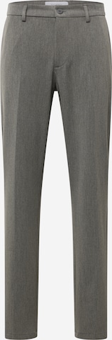 Les Deux Regular Pleated Pants 'Como' in Grey: front