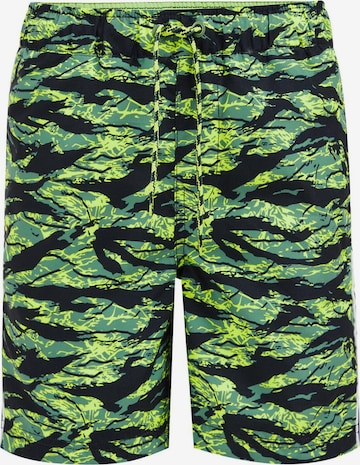 WE Fashion Plavecké šortky – zelená: přední strana