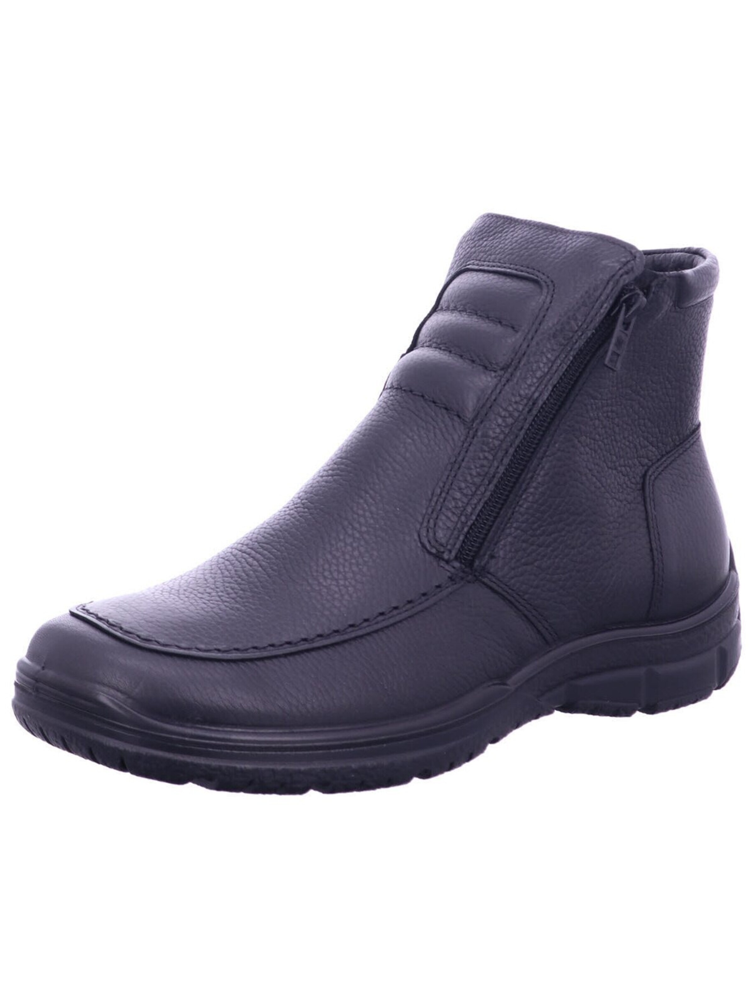 JOMOS Boots 'Stiefeletten/Boot Herren 416501 33-000 Echtleder in schwarz' in Black: front
