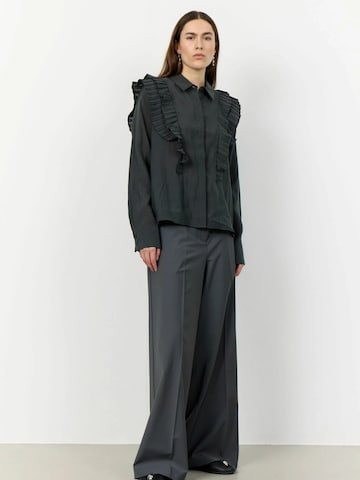 Levete Room Wide leg Pantalon 'Irmelin' in Zwart