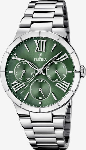 Montre à affichage analogique FESTINA en vert : devant