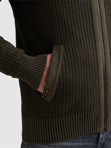 Giacchetta 'Cardigan with zipper closure and flight pocket' di PME Legend in verde