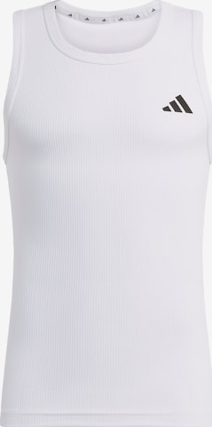 ADIDAS PERFORMANCE Λειτουργικό μπλουζάκι 'Power Essentials' σε λευκό: μπροστά