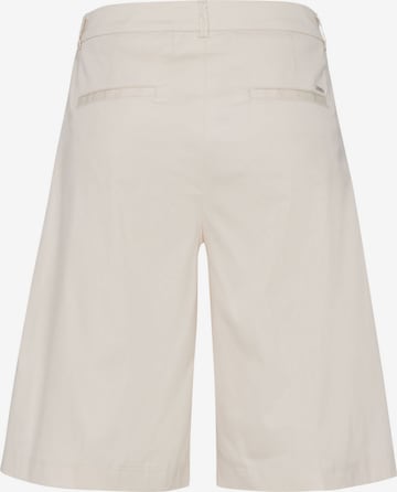 Wide leg Pantaloni cutați 'Mia' de la BRAX pe alb