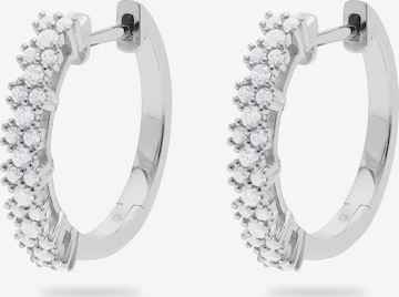 CHRIST Ohrringe in Weiß: Vorderseite