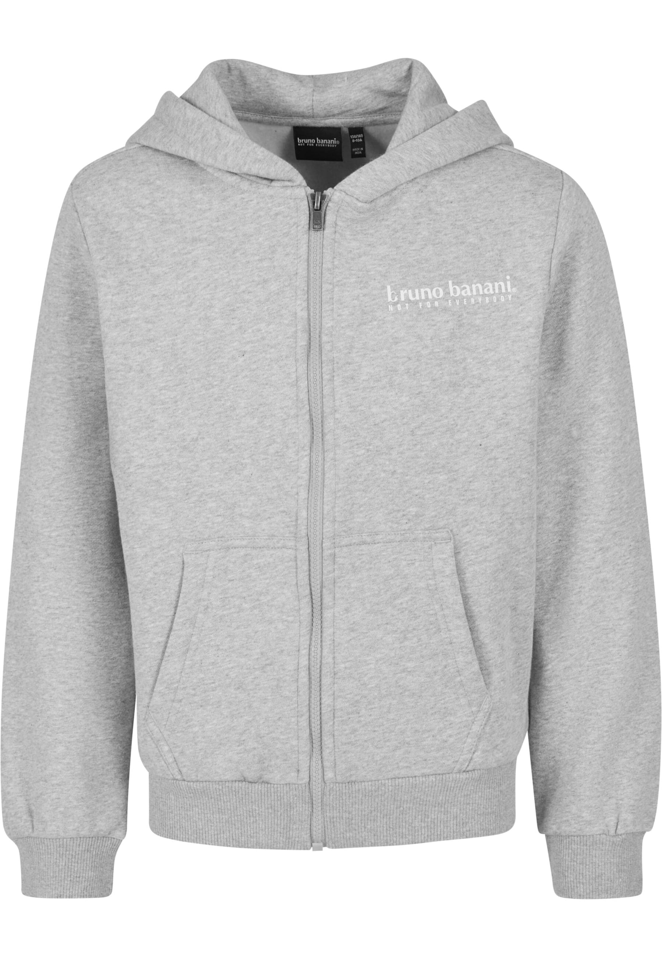 Veste de survêtement Bruno Banani en gris : devant