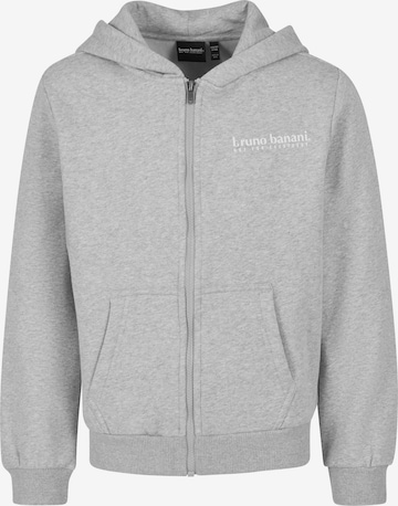 Giacca di felpa di Bruno Banani in grigio: frontale