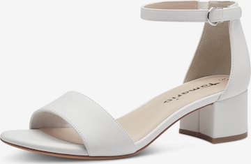 TAMARIS Sandals in White: front