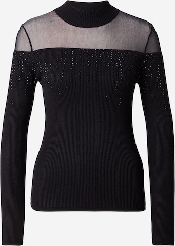 GUESSPulover 'JEENA' - crna boja: prednji dio
