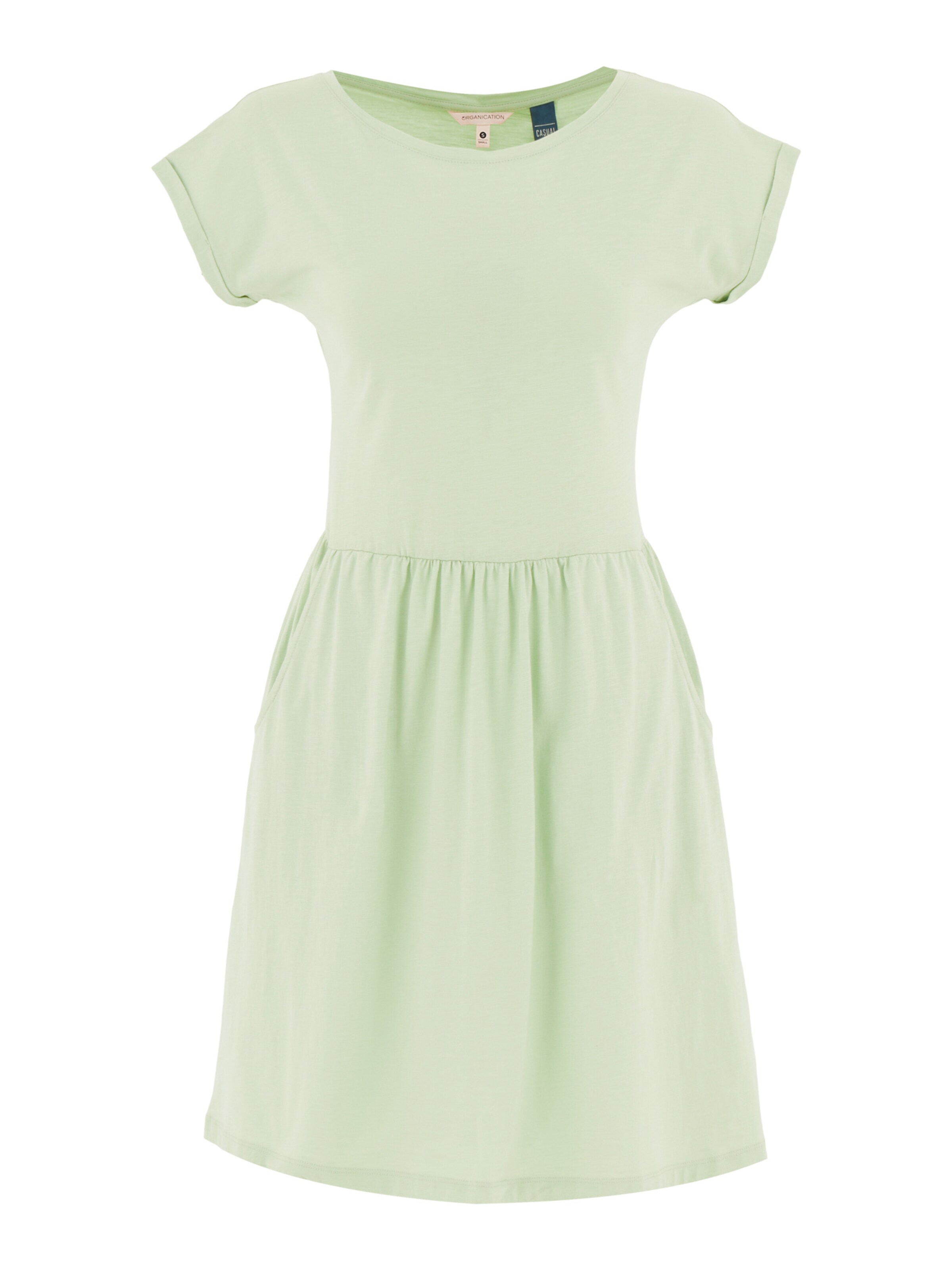 Organication Kleid in Grün: Vorderseite