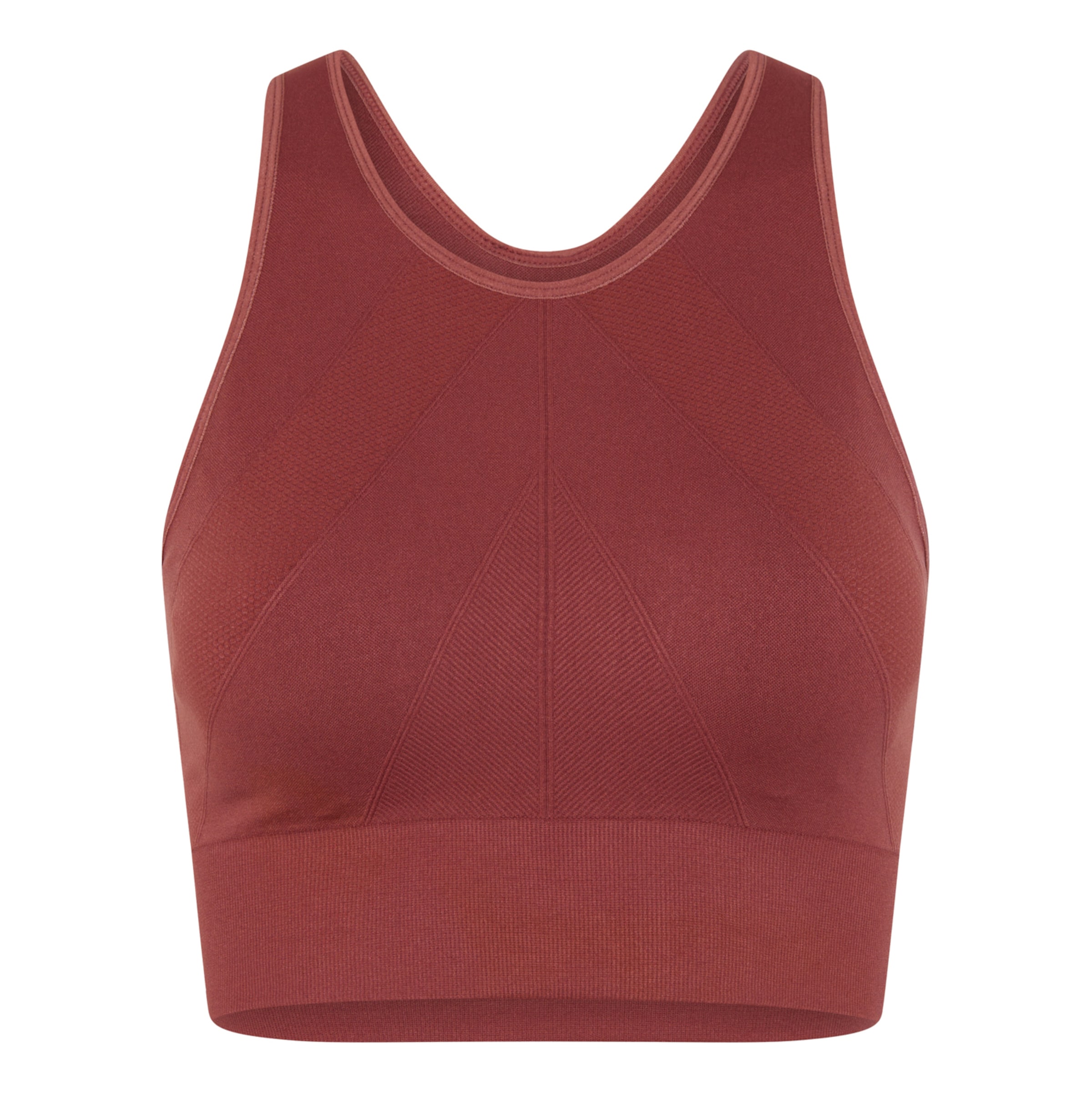 Born Living Yoga Top ' Keila ' in Rood: voorkant