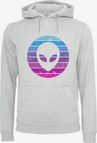 Sweat-shirt 'Alien Kopf' F4NT4STIC en gris : devant