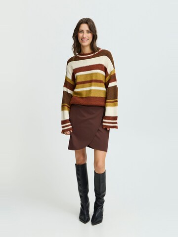 Jupe b.young en marron