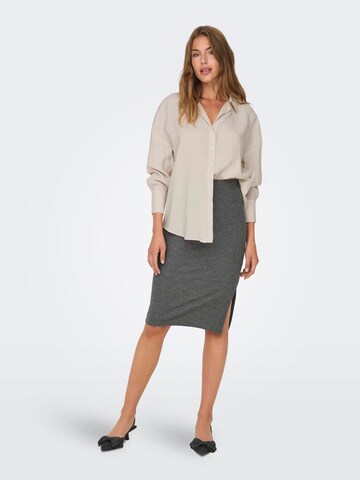 Chemisier 'ONLZAZIMA' ONLY en beige