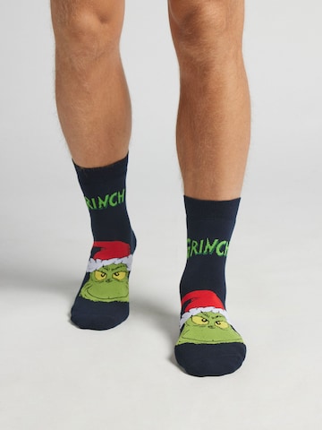 INTIMISSIMI Socks 'THE GRINCH DR SEUSS™' in Black: front