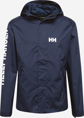 HELLY HANSEN Functionele jas 'ERVIK' in Blauw: voorkant