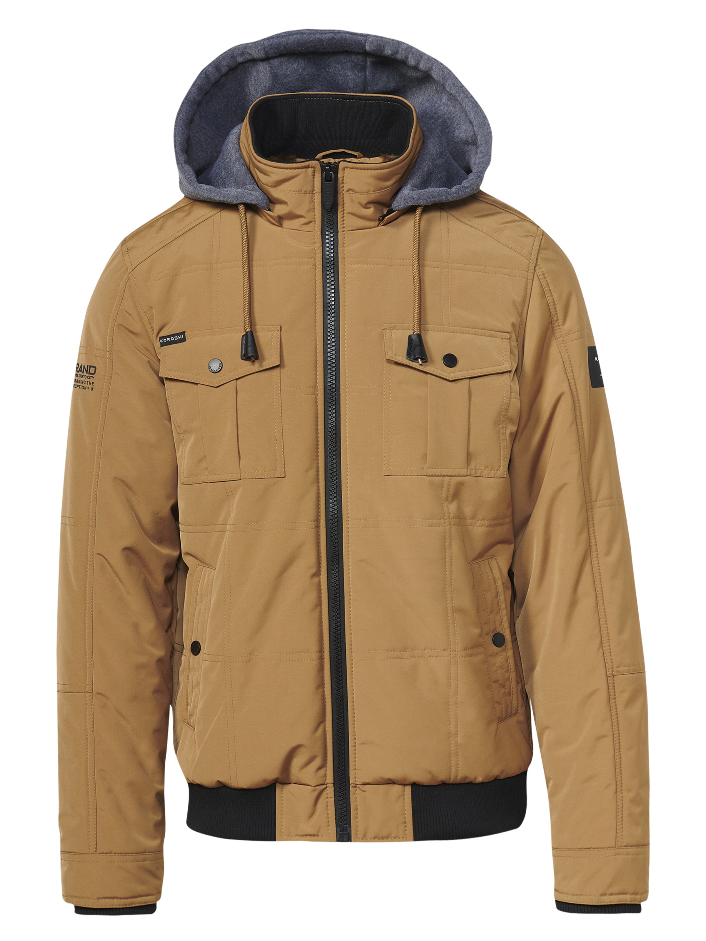KOROSHI Kurtka zimowa w kolorze brązowy: przód