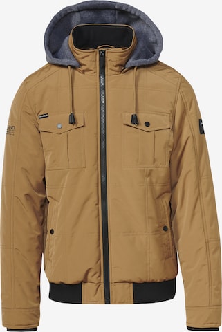 KOROSHIZimska jakna - smeđa boja: prednji dio