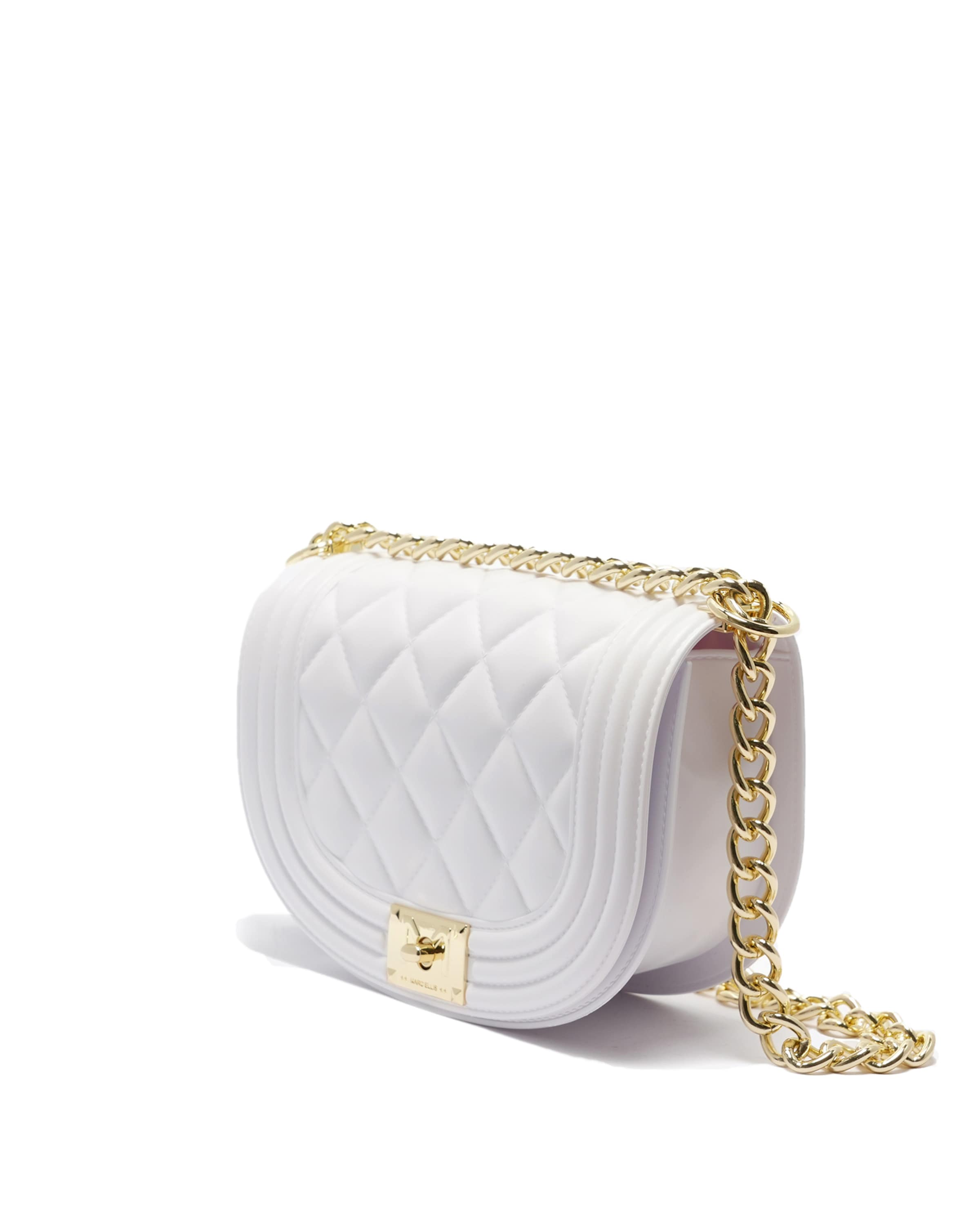 Marc Ellis Handbag in White: front