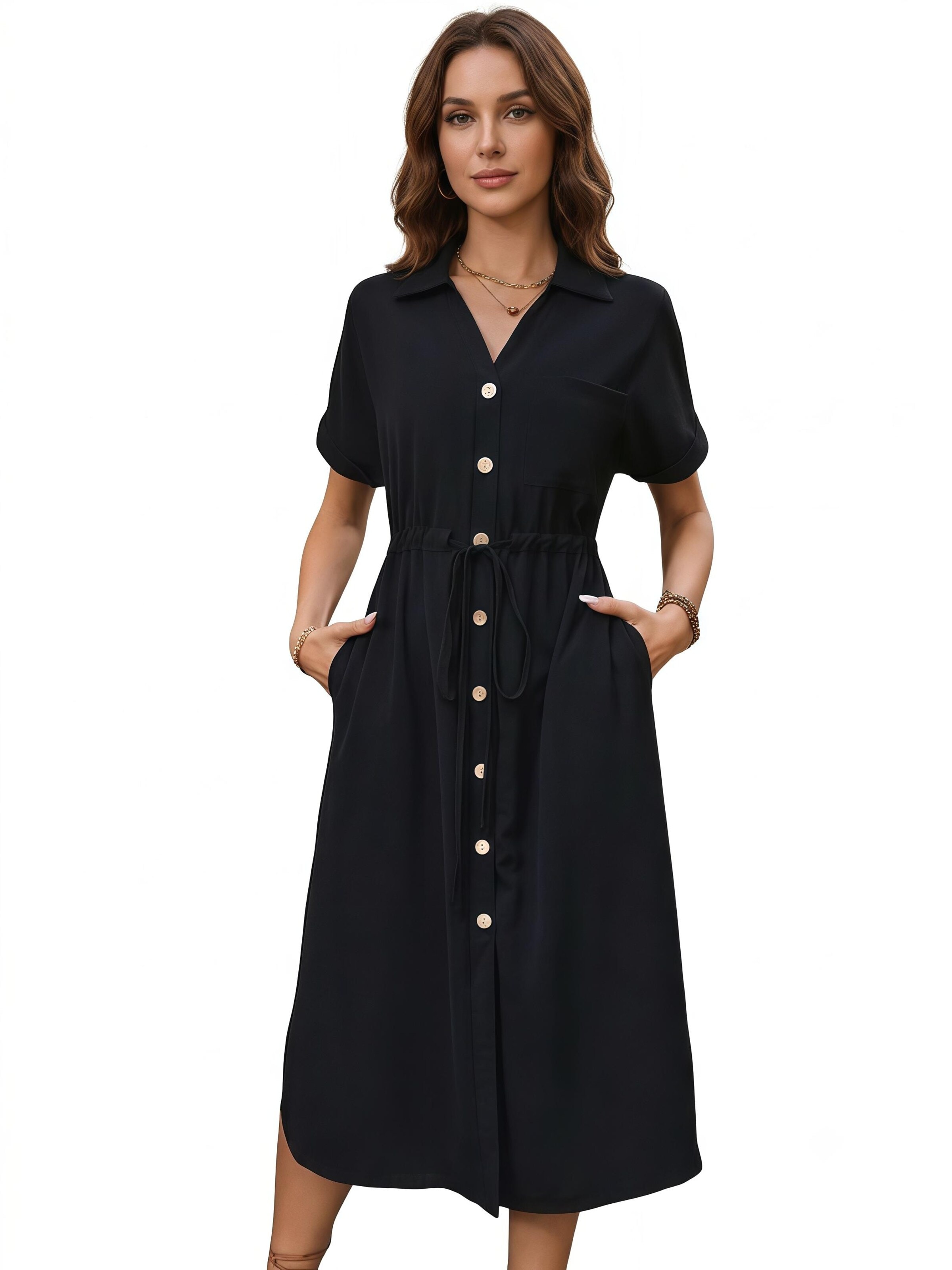 Yesfashion Kleid‌‌ in Schwarz: Vorderseite