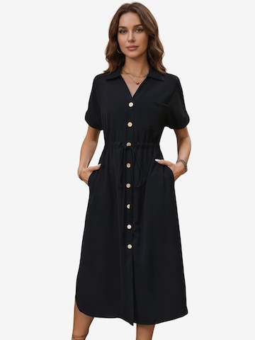 Yesfashion Kleid in Schwarz: Vorderseite